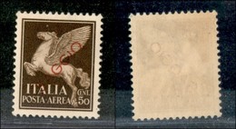 REGNO D'ITALIA - POSTA AEREA - 1930 - Saggi - 50 Cent (11 - Aerea) - Gomma Originale - Autres & Non Classés