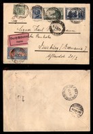 REGNO D'ITALIA - ESPRESSI - 2 Lire (13) + Complementari (810+083 + 192 + 199) - Busta Da Firenze A Duisburg Del 3.4.26 - Sonstige & Ohne Zuordnung