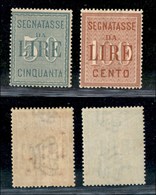 REGNO D'ITALIA - SEGNATASSE - 1884 - Segnatasse (15/16) - Serie Completa - Gomma Integra (300) - Sonstige & Ohne Zuordnung