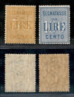 REGNO D'ITALIA - SEGNATASSE - 1903 - Segnatasse (31/32) - Serie Completa - Gomma Integra (550) - Sonstige & Ohne Zuordnung