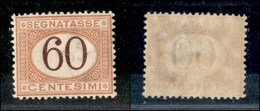 REGNO D'ITALIA - SEGNATASSE - 1924 - 60 Cent (33) - Gomma Integra (175) - Sonstige & Ohne Zuordnung