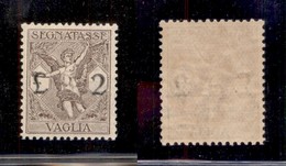 REGNO D'ITALIA - SEGNATASSE VAGLIA - 1924 - 2 Lire (5) - Gomma Integra (150) - Autres & Non Classés