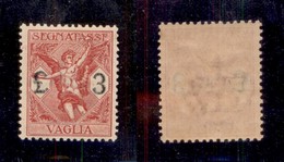 REGNO D'ITALIA - SEGNATASSE VAGLIA - 1924 - 3 Lire (6) - Gomma Integra (150) - Sonstige & Ohne Zuordnung