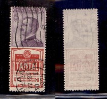 REGNO D'ITALIA - PUBBLICITARI - 1925 - 50 Cent Tantal (18) Usato (350) - Autres & Non Classés