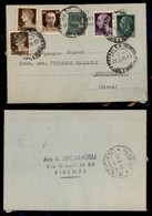 REGNO D'ITALIA - VARIE - Uso Misto Regno/RSI - Biglietto Postale Da 25 Cent Con Complementari Da Firenze A Siena Del 27. - Autres & Non Classés