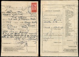REGNO D'ITALIA - POSTA MILITARE - 1943 Regio Esercito - Contrassegno Su Modulo Amministrativo Del 19.8.43 - Autres & Non Classés