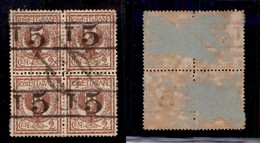 OCCUPAZIONI - BOLZANO 3 - 1918 - T5 Su 2 Cent (10) - Quartina Usata (800+) - Other & Unclassified