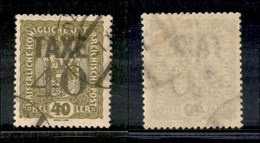 OCCUPAZIONI - BOLZANO 3 - 1918 - Taxe 40 Su 40 Heller (72) (250) - Sonstige & Ohne Zuordnung