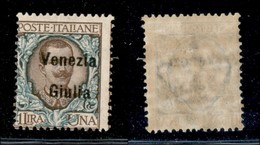 OCCUPAZIONI - VENEZIA GIULIA - 1918 - 1 Lira (29) - Gomma Originale (140) - Sonstige & Ohne Zuordnung