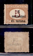 OCCUPAZIONI - TRENTO E TRIESTE - 1919 - 5 Cent (1) Con Soprastampa In Basso A Destra - Gomma Originale - Otros & Sin Clasificación