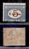 OCCUPAZIONI - DALMAZIA - 1922 - 5 Corone Su 5 Lire (4) - Gomma Integra (250) - Autres & Non Classés