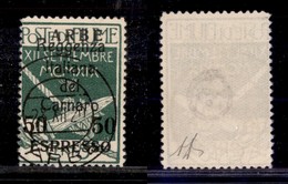 OCCUPAZIONI - ARBE - 1920 - Espressi - 50 Cent Su 5 Cent (2) - Usato (250) - Autres & Non Classés