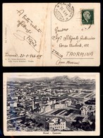 OCCUPAZIONI - ALBANIA - 5 Qind (19) - Cartolina Da Tirana A Taormina Del 22.1.41 - Sonstige & Ohne Zuordnung