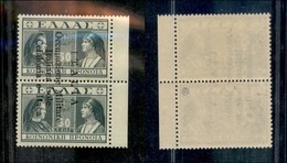 OCCUPAZIONI - CEFALONIA E ITACA - 1941 - 50 + 50 Lepta (30) - Bordo Di Foglio - Gomma Integra (120) - Sonstige & Ohne Zuordnung