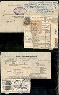 OCCUPAZIONI - LUBIANA - Bollettino Pacchi Da Bergamo Del 17.2.42 Tassato In Arrivo Al Retro - Autres & Non Classés