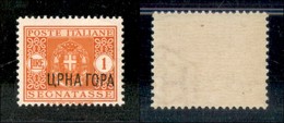 OCCUPAZIONI - MONTENEGRO - 1941 - 1 Lira (10) Con Soprastampa A Destra - Gomma Integra - Non Catalogato - Autres & Non Classés