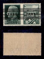 OCCUPAZIONI - ZARA  - 1943 - 25 Cent Marina (27 - Terzo Tipo) - A Diverse Alternate - Gomma Integra (450) - Sonstige & Ohne Zuordnung