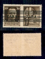 OCCUPAZIONI - ZARA  - 1943 - 30 Cent Aviazione (33 - Quinto Tipo) - A Diverse - Gomma Integra (450) - Autres & Non Classés
