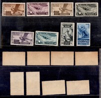 COLONIE - EMISSIONI GENERALI - 1933 - Decennale (22/29 - Aerea) - Serie Completa - Gomma Integra (500) - Andere & Zonder Classificatie