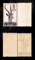 COLONIE - AFRICA ORIENTALE - 1938 - 3,70 Lire (17) Bordo Foglio - Gomma Integra (225) - Sonstige & Ohne Zuordnung