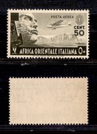 COLONIE - AFRICA ORIENTALE - 1938 - 50 Cent (2 - Aerea) - Gomma Integra (275) - Sonstige & Ohne Zuordnung