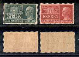 COLONIE - AFRICA ORIENTALE - 1938 - Espressi (1/2) - Serie Completa - Gomma Integra (125) - Other & Unclassified