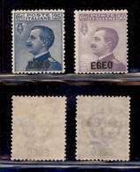 COLONIE - EGEO - 1912 - Soprastampati (1/2) - Serie Completa - Gomma Originale (220) - Sonstige & Ohne Zuordnung