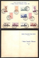 COLONIE - EGEO - 1940 - Triennale (111/117 + Aerea 52/55) - Serie Completa Su Folder Dell’emissione - Rodi 28.10.40 - Altri & Non Classificati