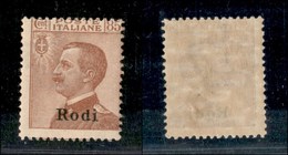 COLONIE - ISOLE DELL’EGEO-RODI - 1922 - 85 Cent Michetti (13) - Gomma Integra (325) - Autres & Non Classés