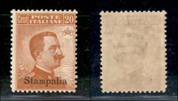 COLONIE - ISOLE DELL’EGEO-STAMPALIA - 1921/1922 - 20 Cent Michetti (11) - Gomma Integra (225) - Otros & Sin Clasificación