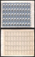 COLONIE - ERITREA - 1930 - 2 Cent Soggetti Africani (155) - Intero Foglio Di 50 - Gomma Integra (1.500+) - Autres & Non Classés