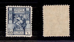 COLONIE - LIBIA - 1926 - 60 Cent (56) - Gomma Integra (150) - Sonstige & Ohne Zuordnung