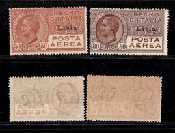 COLONIE - LIBIA - 1928/1929 - Posta Aerea (1/2) - Serie Completa - Gomma Integra (350) - Autres & Non Classés