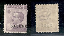 COLONIE - SASENO  - 1923 - 50 Cent (6) - Gomma Integra (200) - Other & Unclassified