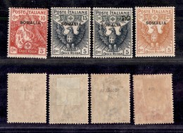 COLONIE - SOMALIA - 1916 - Croce Rossa (19/22) - Serie Completa - Gomma Originale (400) - Autres & Non Classés