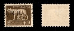 REPUBBLICA SOCIALE - 1943 - GNR Brescia - 5 Cent (470/Ifc) Usato - G A Cavallo - Other & Unclassified