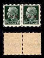 REPUBBLICA SOCIALE - 1943 - GNR Brescia - 25 Cent (474/Ioa + 474/Ipb) Punto Scalpellato Dopo N (pos. 169) + Punto Grosso - Sonstige & Ohne Zuordnung