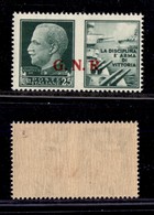 REPUBBLICA SOCIALE - 1943 - GNR Brescia - Propaganda - 25 Cent Marina (13/Ief) - R Punto Piccolo (pos. 9) - Gomma Integr - Sonstige & Ohne Zuordnung