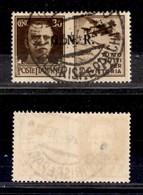 REPUBBLICA SOCIALE - 1943 - GNR Brescia - Propaganda - 30 Cent Aviazione (19/II) Usato - Autres & Non Classés