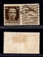 REPUBBLICA SOCIALE - 1943 - GNR Brescia - Propaganda - 30 Cent Aviazione (19/IIei) Usato - Punti Piccoli - Autres & Non Classés