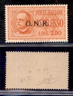 REPUBBLICA SOCIALE - 1943 - GNR Brescia - Espressi - Primo Tipo - 2,50 Lire (20/I) Con Soprastampa Al Centro - Gomma Int - Autres & Non Classés