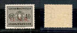 REPUBBLICA SOCIALE - 1943 - GNR Brescia - Segnatasse - 40 Cent (52/I) - Gomma Integra - Molto Ben Centrato (200+) - Autres & Non Classés