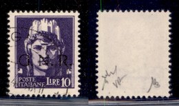 REPUBBLICA SOCIALE - 1944 - GNR Verona - 10 Lire (486) Usato - Chiavarello + Cert. AG (675) - Sonstige & Ohne Zuordnung