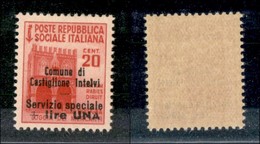 EMISSIONI LOCALI - CASTIGLIONE D’INTELVI - 1945 - 20 Cent + 1 Lira (5) - Gomma Integra (125) - Altri & Non Classificati