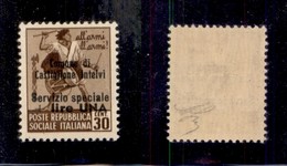 EMISSIONI LOCALI - CASTIGLIONE D’INTELVI - 1945 - 30 Cent + 1 Lira (8) - Gomma Integra (375) - Sonstige & Ohne Zuordnung