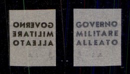EMISSIONI LOCALI - GMA NAPOLI - 1943 - Prova Di Macchina (in Nero) - Carta Trasparente (decalco) - Senza Gomma - Cert. R - Other & Unclassified