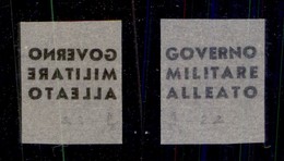 EMISSIONI LOCALI - GMA NAPOLI - 1943 - Prova Di Macchina (in Nero) - Carta Trasparente (decalco) - Senza Gomma - Cert. R - Altri & Non Classificati