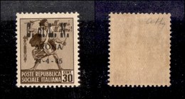 EMISSIONI C.L.N. - ARONA - 1945 - 30 Cent (17 - Senza Filigrana) - Gomma Integra - Cert. Colla (4.500) - Sonstige & Ohne Zuordnung