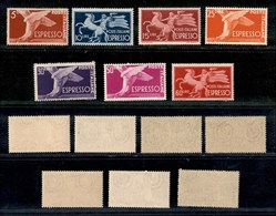 REPUBBLICA - Espressi - 1945/1952 - Espressi (25/31) - Serie Completa - Gomma Integra (200) - Sonstige & Ohne Zuordnung