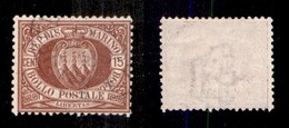 SAN MARINO - 1894 - 15 Cent Stemma (15) Usato - Other & Unclassified